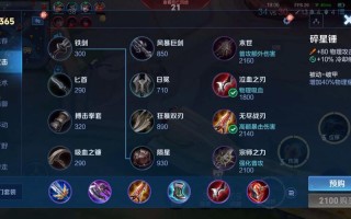 王者荣耀守约出装（王者荣耀 守约 出装）