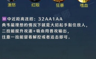 王者荣耀典韦暴击出装（王者荣耀典韦暴击出装最新）