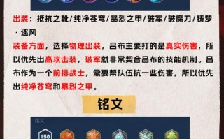 王者荣耀新半藏出装：强大的装备选择