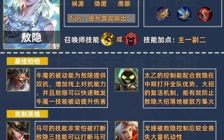 王者荣耀射手基础教学，王者荣耀射手基础教学