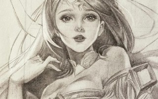 王者荣耀英雄画教学 - 如何画王者荣耀英雄
