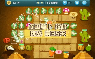 保卫萝卜攻略挑战35（保卫萝卜挑战35关攻略图解）