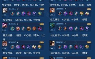 王者荣耀教学铭文，王者荣耀的铭文攻略