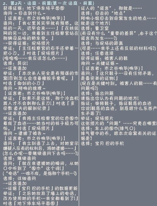 大逆转裁判第五章攻略，大逆转裁判第五章攻略哈奇当铺-第5张图片-益智游