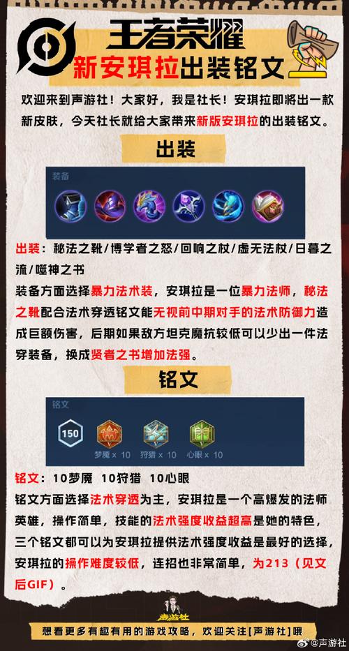 王者荣耀安琪拉的装备，王者荣耀安琪拉装备铭文-第2张图片-益智游