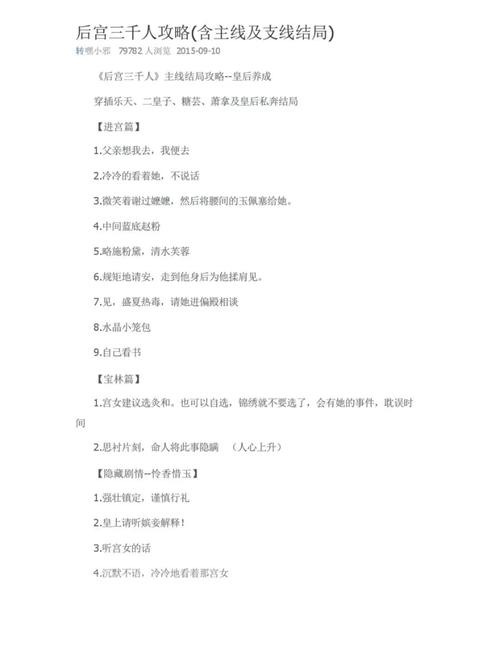 后宫三千人游戏全攻略 - 后宫三千人好玩吗-第1张图片-益智游 后宫三千人游戏全攻略 - 后宫三千人好玩吗-第1张图片-益智游