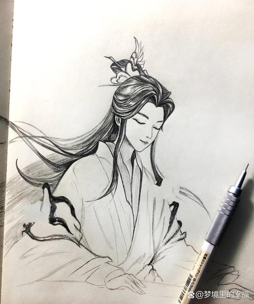 王者荣耀素描教学，王者荣耀素描画简单好看易画-第2张图片-益智游