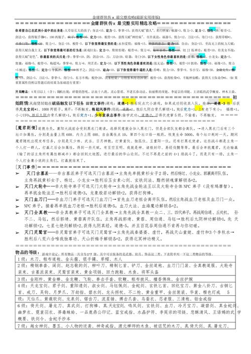 包含金庸群侠传x全周目攻略的词条-第2张图片-益智游 包含金庸群侠传x全周目攻略的词条-第2张图片-益智游