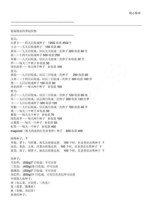 牧场物语矿石镇总攻略 - 牧场物语矿石镇攻略pdf-第2张图片-益智游 牧场物语矿石镇总攻略 - 牧场物语矿石镇攻略pdf-第2张图片-益智游